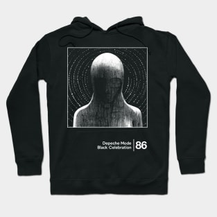 Black Celebration - Minimalist Graphic Design Artwork Hoodie